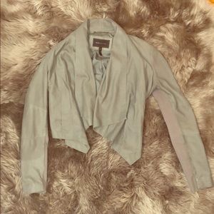 BCBG MaxAzria Faux Leather Crop Top